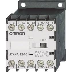 Omron Kontaktor, 3-polet, 12a/5,5 Kwac3 20aac1 1m Hjælpestof, 230 Vac J7kna-12-10 230