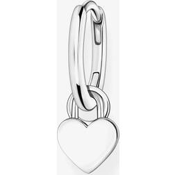 Thomas Sabo Silver Single Heart Hoop Earring CR717-001-21