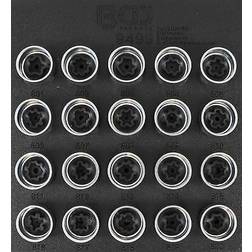 BGS Tool Tray Rim Lock Socket Set 20 pcs