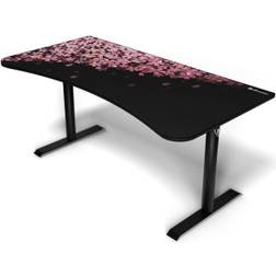 Arozzi Arena Gaming Desk Flower, höjdjusterbart, heltäckande musmatta