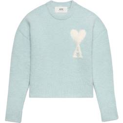 Ami Paris Logo Sweater Light Blue