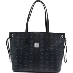 MCM Reversible Liz Visetos Shopper Bag - Black