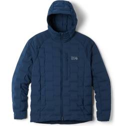 Mountain Hardwear Men's Stretchdown Hoody- Blue