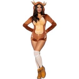 Leg Avenue Women's Rensdyr Body Kostume Deluxe