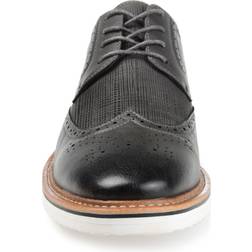 Vance Co. Warrick Grey Men's Up Wing Tip Shoes Gray W