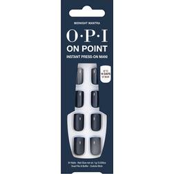 OPI Press-On Fake Nails Midnight Mantra 26ct