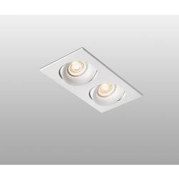 Faro 2 Double Square Ceiling Flush Light