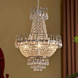 Lindby Casparia Lysekrone Clear Chrome Pendel