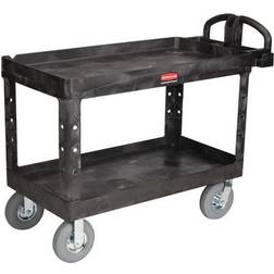 Rubbermaid FG454610 BLA 2 Level Polymer Utility Cart