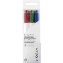 Cricut Joy Permanent Marker 3-Pack 1.0 Stiftsæt Blå Rød, Grøn