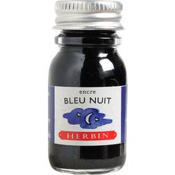 Herbin Fountain Ink 10 ml, blæk til fyldepenne – blå/bleu nuit