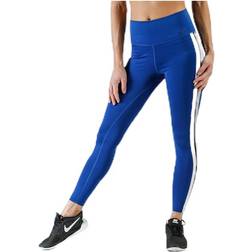 Nike Power Tight MR Gym Elastic 7/8 Blue/Black, Female, Tøj, Tights, Træning, Blå