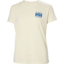 Helly Hansen Women's Skog Recycled Graphic Jersey Tshirt Beige