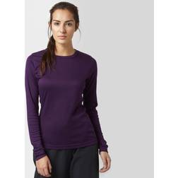 PETER STORM Women's Long-sleeve Thermal Crew-neck Baselayer Top, Purple