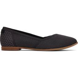 Toms Jutti Neat Ballet Flat Black Repreve Knit