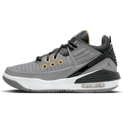 Jordan Boys Max Aura Boys' Grade School Basketball Shoes Cement Grey/Topaz Gold/Anthracite