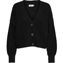 Only Carol Texture Knitted Cardigan - Black