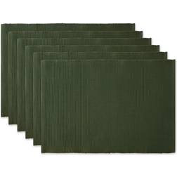 DII Basic Everyday Ribbed Place Mat Green (48.3x33cm)