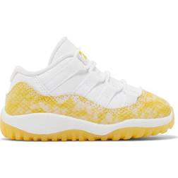 NIKE Air Jordan 11 Retro Low TD - White/Tour Yellow/Sail