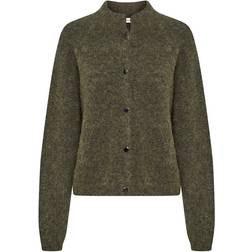 Gestuz Alpha Cardigan - Dark Olive Melange