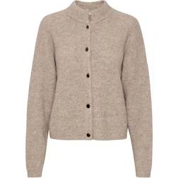 Gestuz Alpha Cardigan - Warm Sand Melange