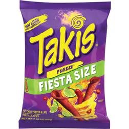 Takis Fuego Hot Chili Pepper & Lime Flavored Corn Snacks Chips 567g