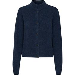 Gestuz Alpha Cardigan - Dark Indigo Melange