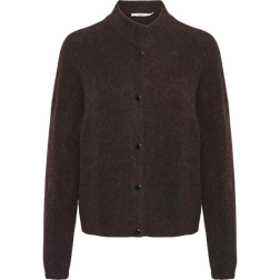 Gestuz Alpha Cardigan - Deep Brown Melange