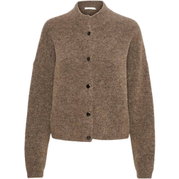 Gestuz Alpha Cardigan - Dark Sand Melange