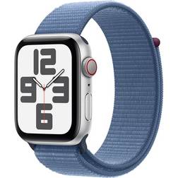 Apple Watch SE (2nd generation), 44mm, GPS + Cellular, Sport Loop, Silver