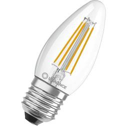 LEDVANCE CLASSIC E27 Candle Filament Clear 4W 470lm 827 Extra Warm White Replaces 40W