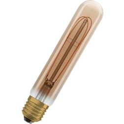 LEDVANCE 1906 tubular guld stut fil 470lm 4,8W/822 E27 dæmp