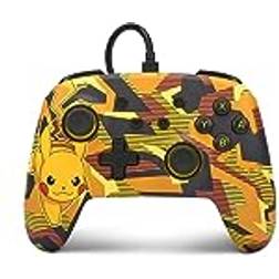 PowerA Förbättrad Trådbunden Handkontroll Camo Storm Pikachu