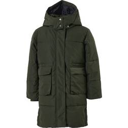 Name It Nkfmary Long Puffer Jacket Rosin, Unisex, Tøj, jakker, Grå 116