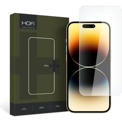 Hofi iPhone 15 Pro Glass Pro Skærmbeskyttelsesglas Case Friendly Gennemsigtig