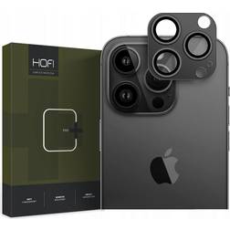 Hofi iPhone 15 Pro 15 Pro Max Cam Pro Beskyttelsesglas til Kameralinse Sort