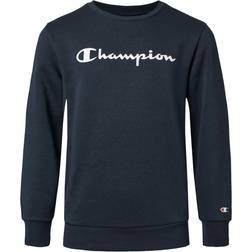 Champion Logo Sweatshirt Børn Blå 114 119