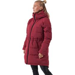 Svea Jakke W. Hourglass Puffer Jacket Rød