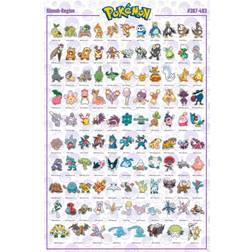 ABYstyle Pokemon Sinnoh 107 Plakat