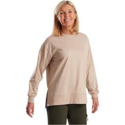 Tuxer Rose Reco Sweatshirt Cream Beige, Female, Tøj, Skjorter, Beige