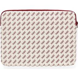 Hay Burgundy Logo Laptop Cover