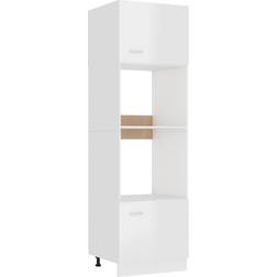 vidaXL Hvid Køkkenskab 60 x 57 x 207 cm Opbevaringsskab