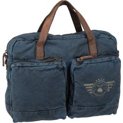 Greenburry Businesstasche Canvas "AVIATOR" Blue Edition