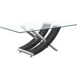 Modernique Nuovo Tempered Clear Coffee Table