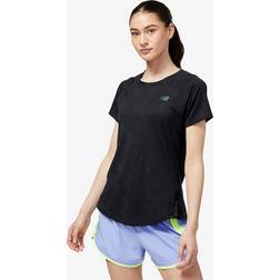 New Balance Womens Q Speed Jacquard Short Sleeve