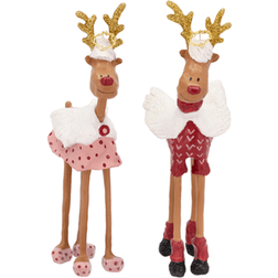 Medusa Copenhagen Mr. & Mrs. Rudolf 2023 Julepynt 17cm 2stk