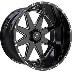 TIS Milled Gloss Black 551 Wheel 551BM-2128744