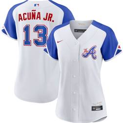 Nike Women's Ronald Acuña Jr. White Atlanta Braves 2023 City Connect Replica Player Jersey