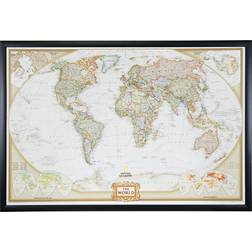 Craig Wayfarer 24x36 Executive World Push Pin Map Gallery