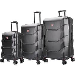 Dukap Zonix Hardside 3Pc Luggage Set